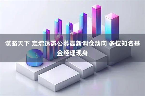 谋略天下 定增透露公募最新调仓动向 多位知名基金经理现身